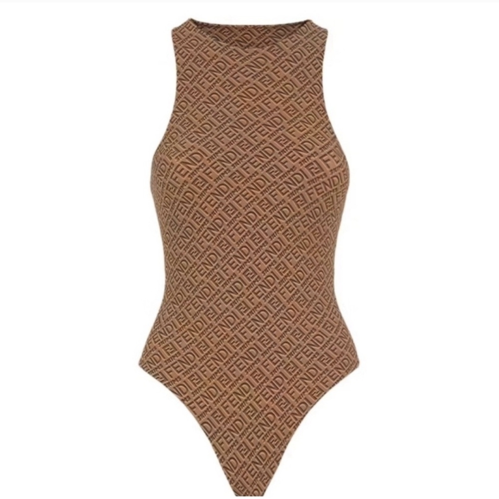 FENDI X SKIMS High Neck Bodysuit